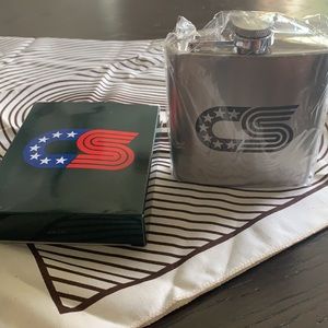 Chris Stapleton Flask and Handkerchief NEW